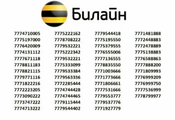 Номера Билайн начинаются с цифр